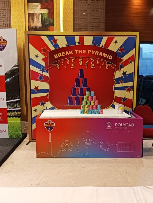 Pyramid game game activity rent in Hyderabad